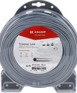 Hilo de corte, Ø3 mm x 56 m, redondo, gris, Titanium Power de Kramp