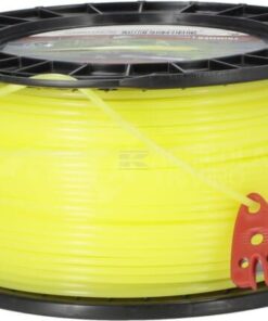 Hilo de corte, Ø3.3mm x 139m, redondo, amarillo, Kramp