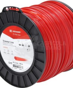 Hilo de corte, 3.3mm x 182m, cuadrado, rojo, Kramp
