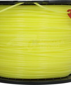 Hilo de corte, Ø3.3mm x 232m, redondo, amarillo, Kramp