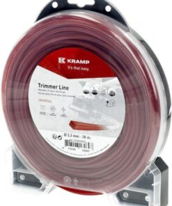 Hilo de corte, 3.3mm x 36m, cuadrado, rojo, Kramp