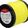 Hilo de corte, Ø3.3mm x 46m, redondo, amarillo, Kramp