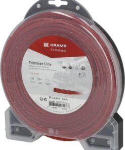 Hilo de corte, Ø3.3mm x 46m, trenzado, silencioso, rojo, Kramp