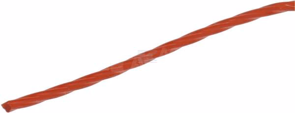 Hilo de corte, Ø3.3mm x 46m, trenzado, silencioso, rojo, Kramp 2 Hilo de corte, Ø3.3mm x 46m, trenzado, silencioso, rojo, Kramp