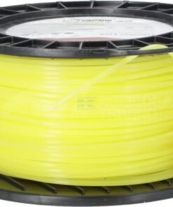 Hilo de corte, Ø3.3mm x 90m, redondo, amarillo, Kramp