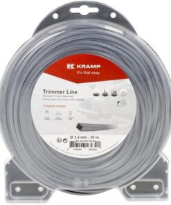 Hilo de corte, 3.5mm x 30m, cuadrado, gris, Titanium Power de Kramp