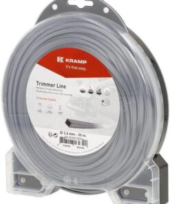 Hilo de corte, 3mm x 129m, cuadrado, gris, Titanium Power de Kramp 11 Hilo de corte, 3mm x 129m, cuadrado, gris, Titanium Power de Kramp
