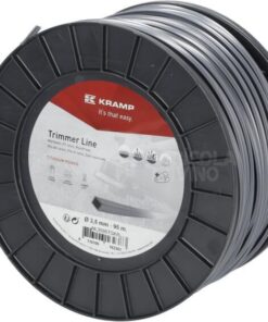 Hilo de corte, 3.5mm x 95m, cuadrado, gris, Titanium Power de Kramp