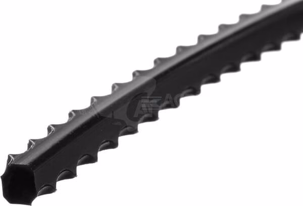 Hilo de corte, 4mm x 0.26m, cuadrado, negro, Nylsaw de Kramp 2 Hilo de corte, 4mm x 0.26m, cuadrado, negro, Nylsaw de Kramp