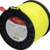 Hilo de corte, Ø4mm x 158m, redondo, amarillo, Kramp 8 Hilo de corte, Ø4mm x 158m, redondo, amarillo, Kramp