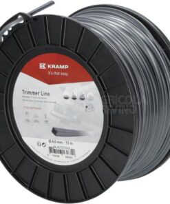 Hilo de corte, 4mm x 72m, cuadrado, gris, Titanium Power de Kramp