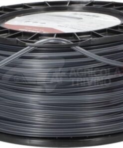 Hilo de corte, 4mm x 72m, cuadrado, gris, Titanium Power de Kramp 10 Hilo de corte, 4mm x 72m, cuadrado, gris, Titanium Power de Kramp