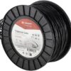 Hilo de corte Ø4,0x75m, torsión oval, negro, Kramp Endura