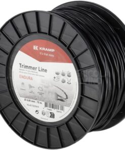 Hilo de corte Ø4,0x75m, torsión oval, negro, Kramp Endura
