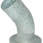 Codo de 45° + brida norm. 8" + boquilla