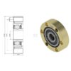 Rodamiento de bolas 16 x 71,2 x 18,5 mm, Kramp