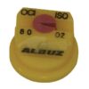 Tobera estándar, simple, chorro plano OC 80° 02 amarillo plástico Albuz