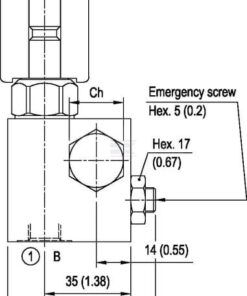 Valve 2/2-way VEI-CE 8 A-2A-06