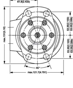 Motor Orbit cardán Ø32 4-L