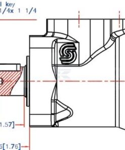 Motor Orbit, cardán Ø25,4-L