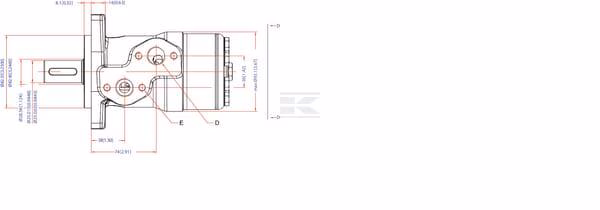 Motor Orbit, Cardán Ø25,WDH. 3 Motor Orbit, Cardán Ø25,WDH.