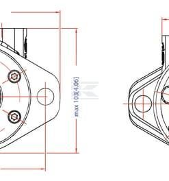 Motor Orbit, Cardán Ø25,WDH. 8 Motor Orbit, Cardán Ø25,WDH.