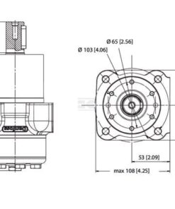 Motor hidráulico OMPW315