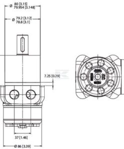 Motor hidráulico OMPW315