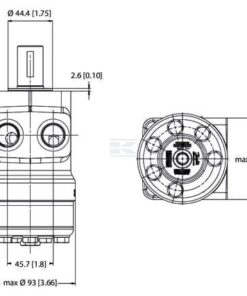 Eje motor orb. Ø 1
