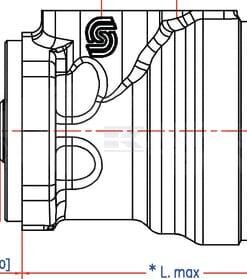 Motor Orbit, cardan Ø25,2-L