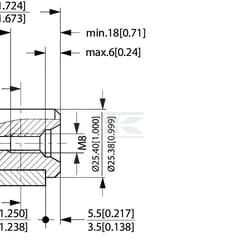 Eje motor orbital Ø 1 pulg. A2