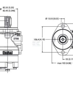 Motor orb., eje Ø 25 A2 tras. 12 Motor orb., eje Ø 25 A2 tras.