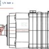 Motor Orbit cardán Ø1" estánd.