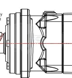 Motor Orbit cardán Ø40 estánd.