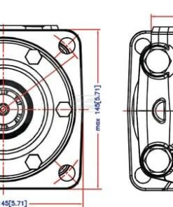 Cardán motor orbital 1 3/8