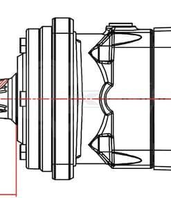 Cardán motor orbital 1 3/8