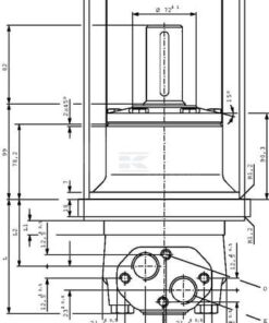 Rueda motor cardán Ø40 cil.