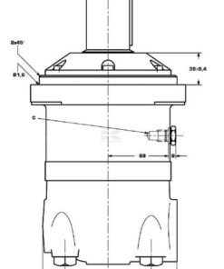 Motor Orbit cardán Ø50 estánd.