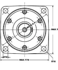 Motor Orbit cardán Ø50 estánd.