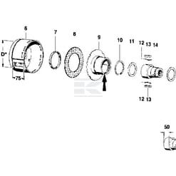 Horquilla para embrague K96, W2300/P300/W300E Walterscheid