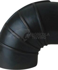 Codo de goma de 90 grados, 140 mm