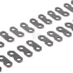 Placa eslabón empalme, 3/8", 1.3mm (juego x25 uds.)