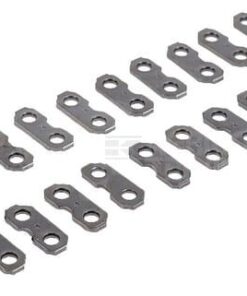 Placa eslabón empalme, 3/8", 1.3mm (juego x25 uds.)