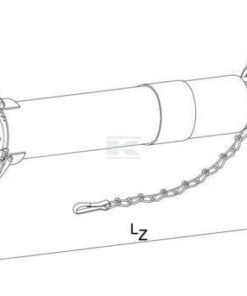 Veio da tomada de força sem forquilhas P500 L: 1210mm, Walterscheid
