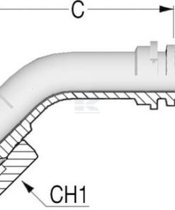 Insert DN10-3/8 BSP-45° 5 Insert DN10-3/8 BSP-45°