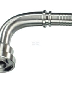 Inserto con brida DN20-Ø41.3m, acero inox.