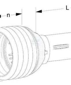 Protección TDF mitad exterior - estándar PG20, Ø cono 185 mm, Ø tubo 92 mm, L: 1000 mm Walterscheid 3 Protección TDF mitad exterior - estándar PG20, Ø cono 185 mm, Ø tubo 92 mm, L: 1000 mm Walterscheid