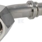 Inserto DN13-M24x1.5-16S-45°, acero inox.