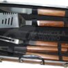Juego de herramientas para barbacoa de 4 piezas en estuche 3 Juego de herramientas para barbacoa de 4 piezas en estuche
