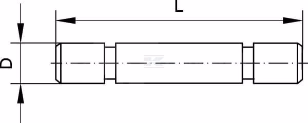 Inserto recto a presión para  manguera 4 mm